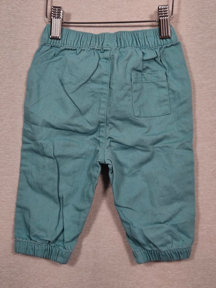 Pantalon bleu ciel kiabi 9 mois 71 cm - photo numéro 4
