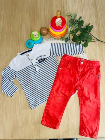 T-shirt et pantalon 18 mois garçon (80cm)