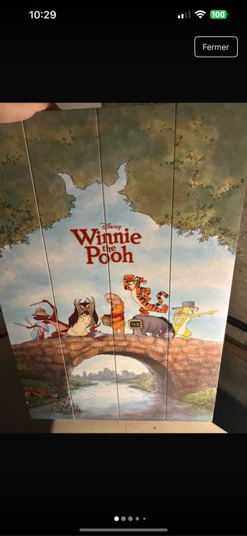 Cadre en bois Winnie