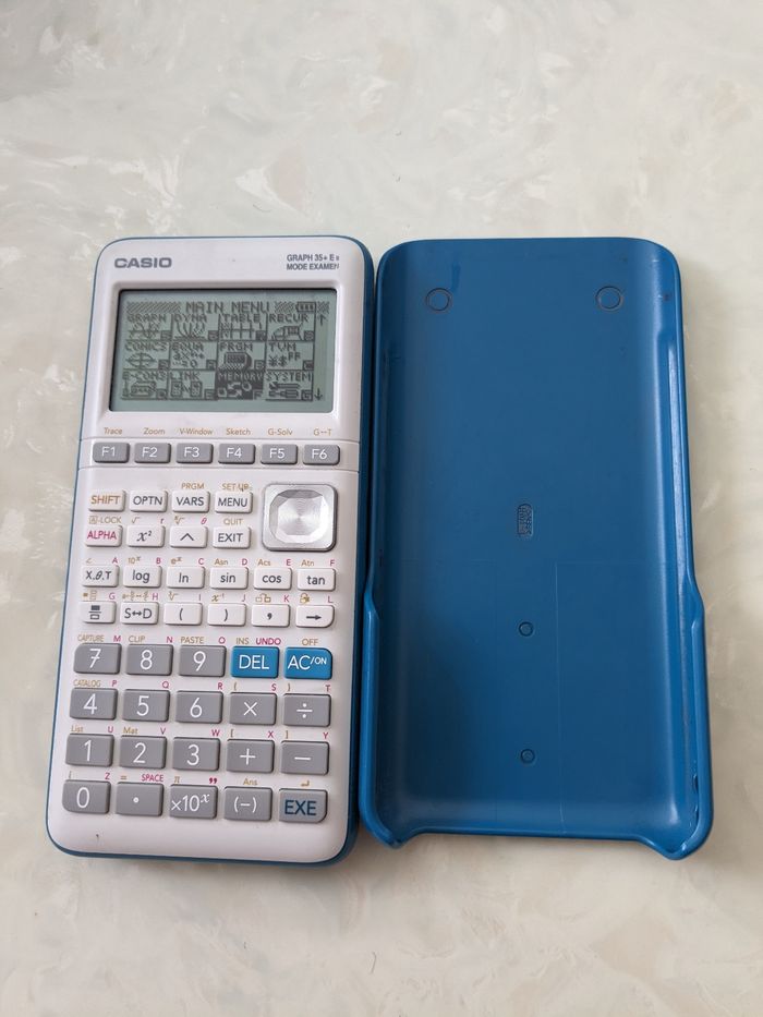 Calculatrice casio Graph 35+E 2, mode examen. - photo numéro 5