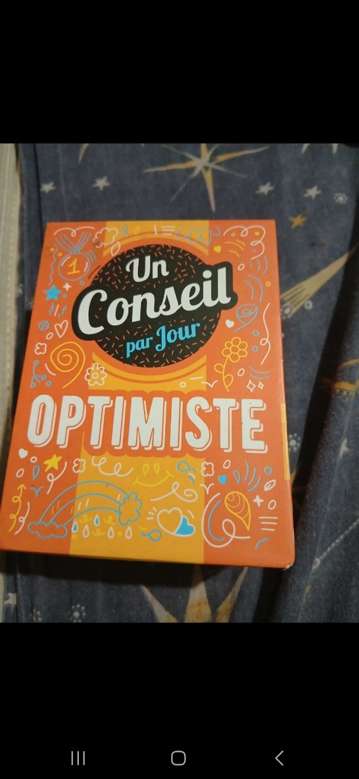 Un conseil par jour optimiste