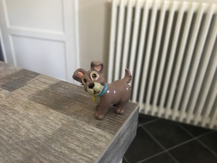 Figurine rare scamp la belle et le clochard disney