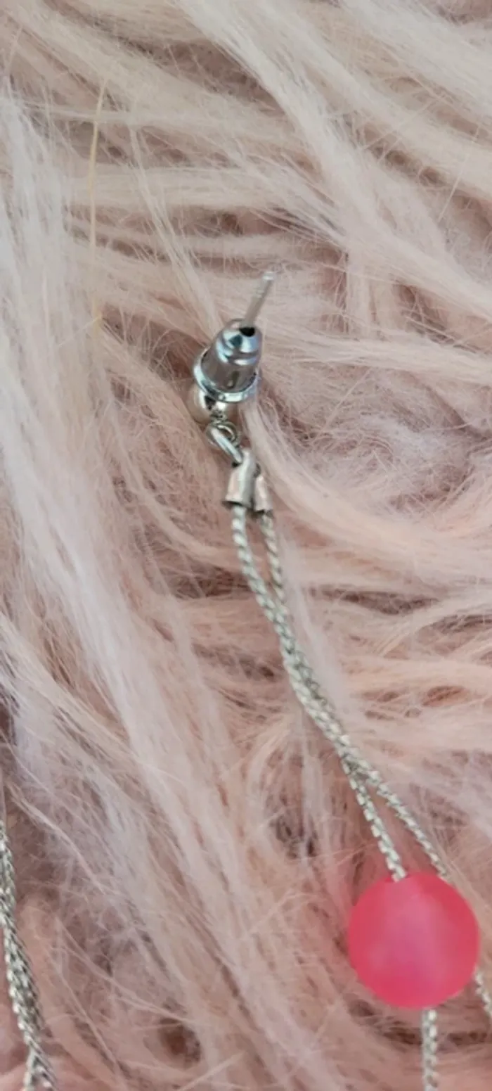 Boucles d'oreilles pendantes - photo numéro 4