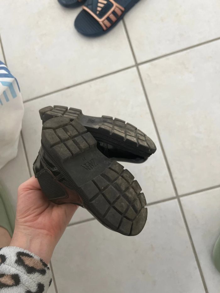 Bottines fille taille 21 Zara tres bonne etat tres peu porté - photo numéro 6