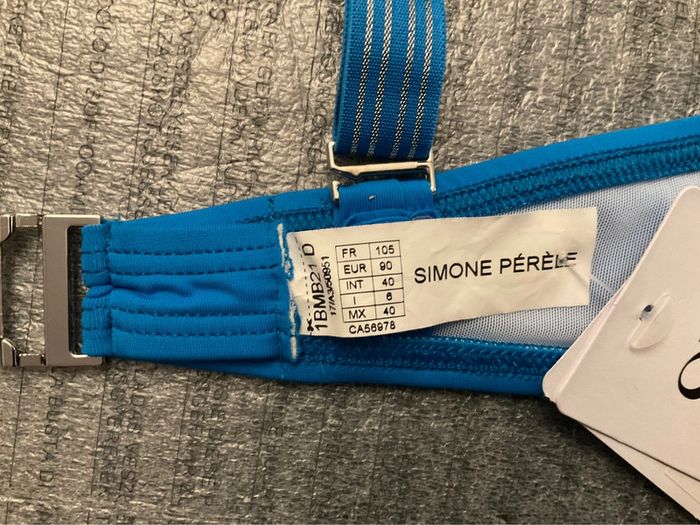 Haut maillot Simone Pérèle bleu neuf - photo numéro 7