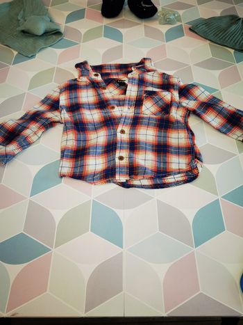 D1394 - chemise garçon 12 mois