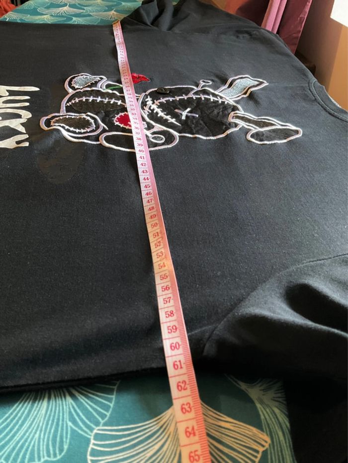 T-shirt noir pour homme BKYS Lucky Charm taille 3XL 376 - photo numéro 6