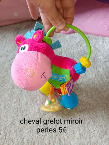 Hochet cheval klip klap