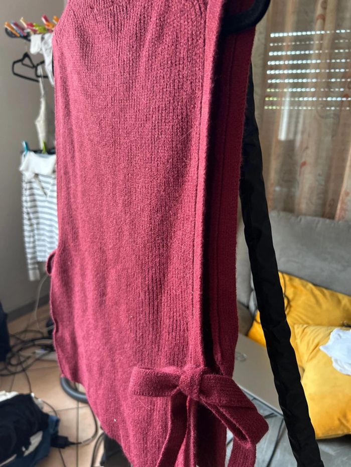 Pull sans manche bordeaux Grungemama - photo numéro 3