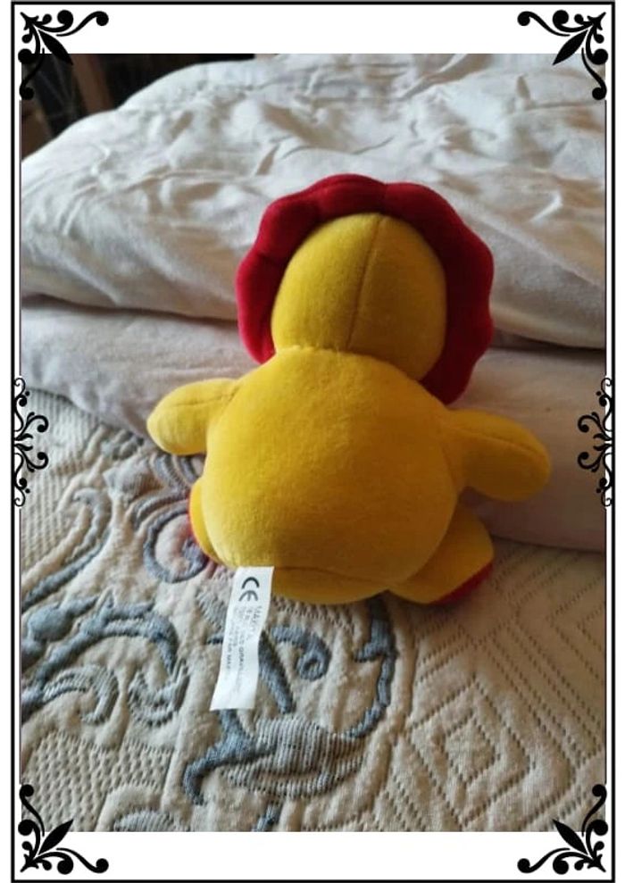 Mini peluche lion rouge et jaune - photo numéro 12