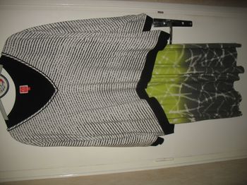 ENSEMBLE 2 PCS : ROBE + TEE SHIRT "MISS CAPTAIN" - TAILLE 46 - n°01