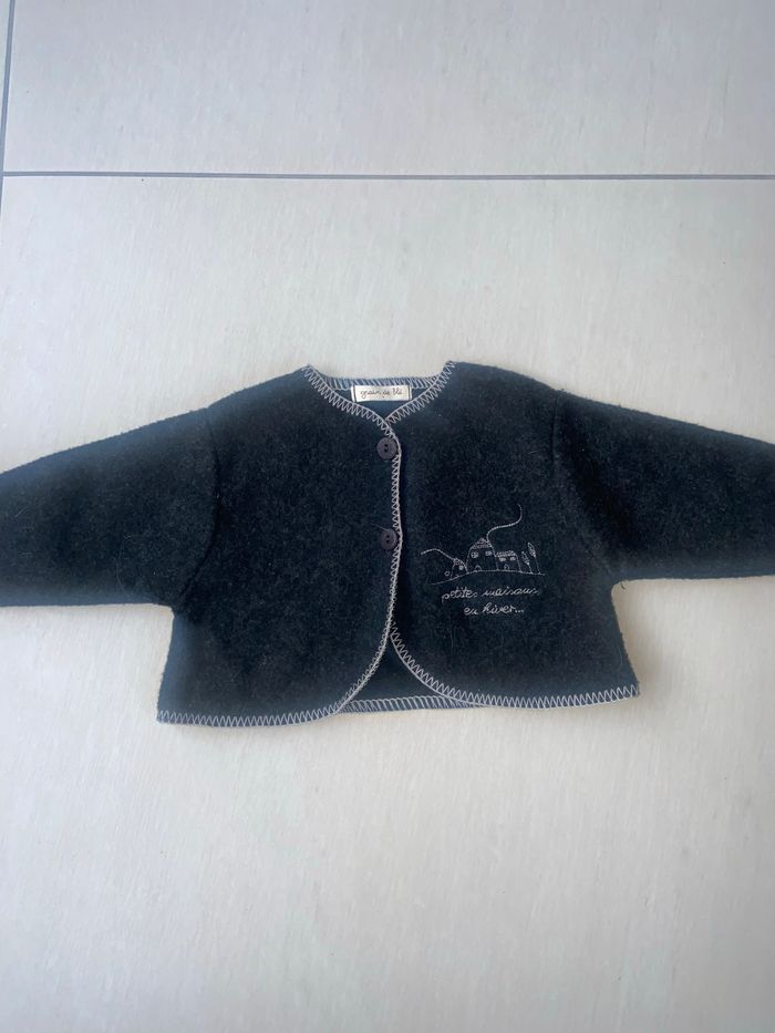 Petite veste toute douce 6mois