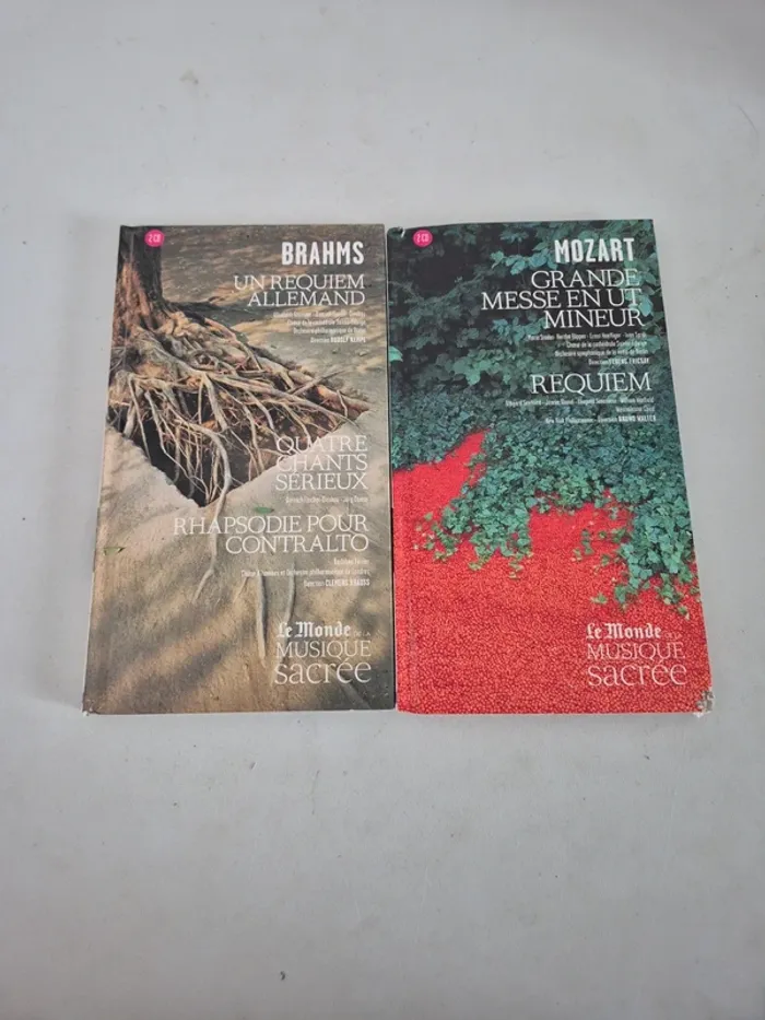 Lot de 2 livres Le Monde de la musique sacrée