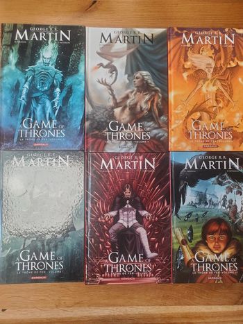 BD série complète Game of Thrones en 6 tomes.