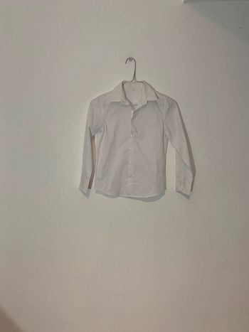 Chemise blanche taille 128cm/8ans