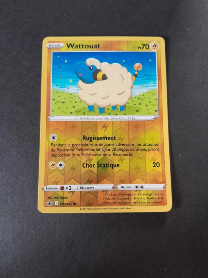 Carte Pokémon Wattouat Reverse 47/198