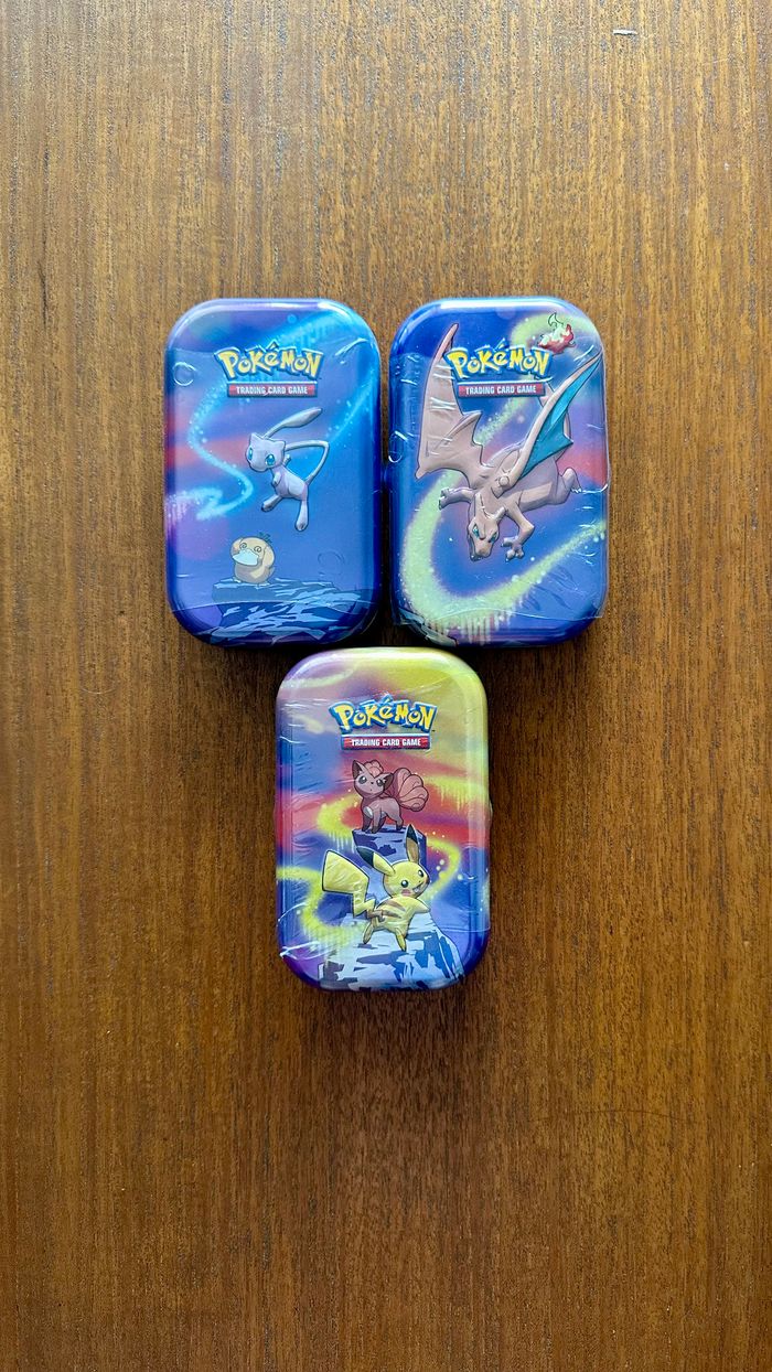 Pokémon Mini Tins Kanto 2019 Réédition