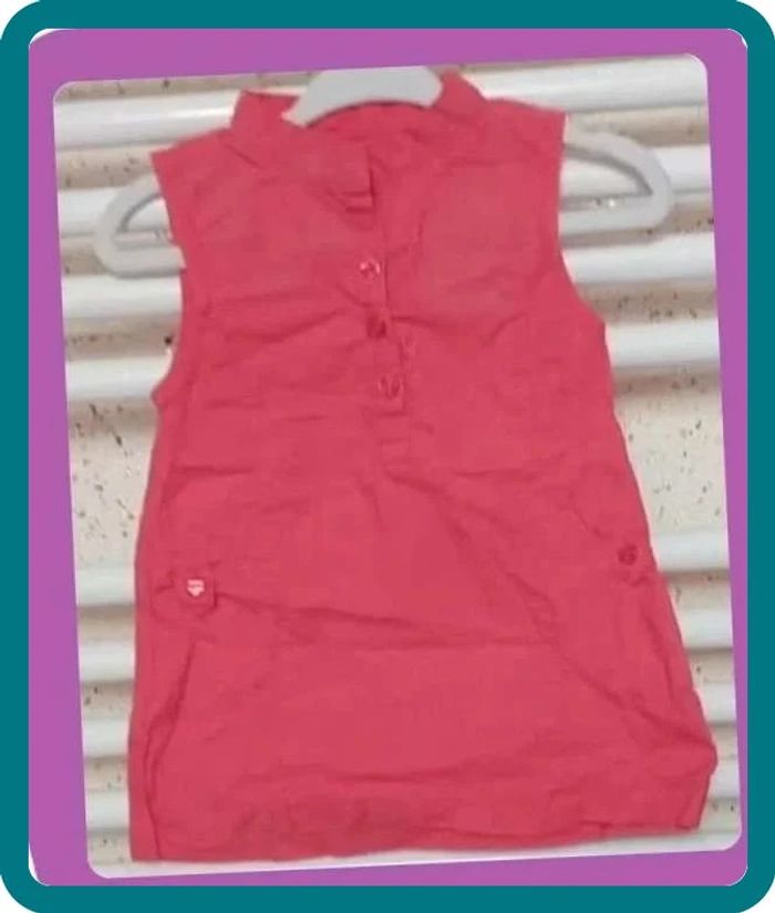 Robe corail In Extenso Taille 6 mois - photo numéro 2