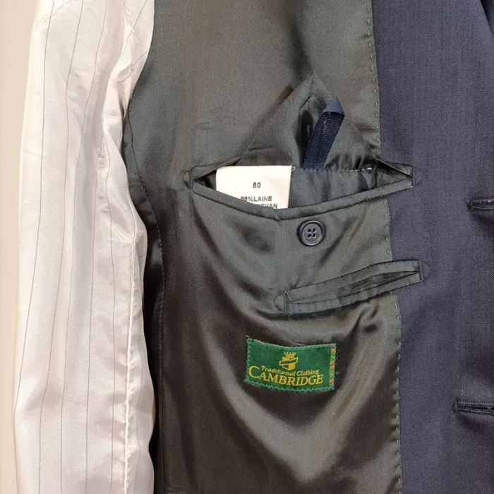 Veste de costume bleu marine Cambridge taille 50 A488 - photo numéro 12