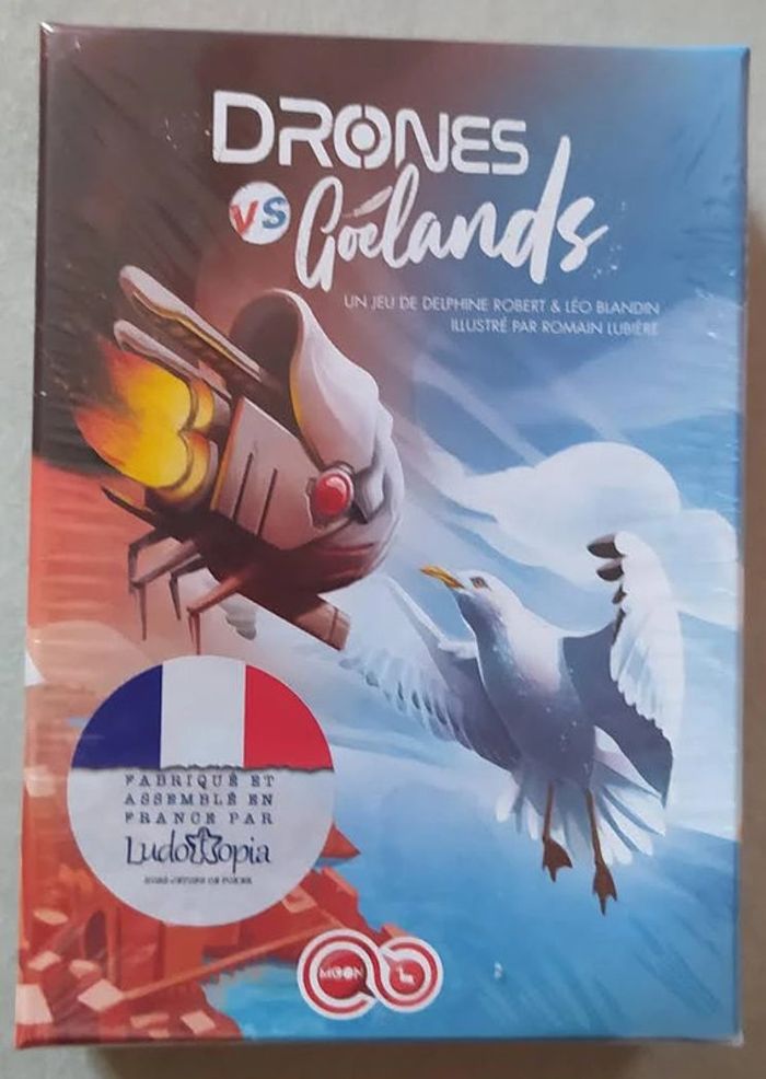 Drones vs goélands - Jeu de société sous emballage