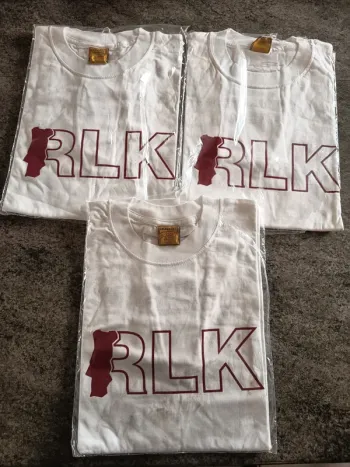 Lot de 3 t-shirts identiques taille L gold label