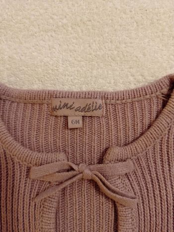 Taille 6 mois JD avec petit nœud voir photos   marque mini Adélie voir photos