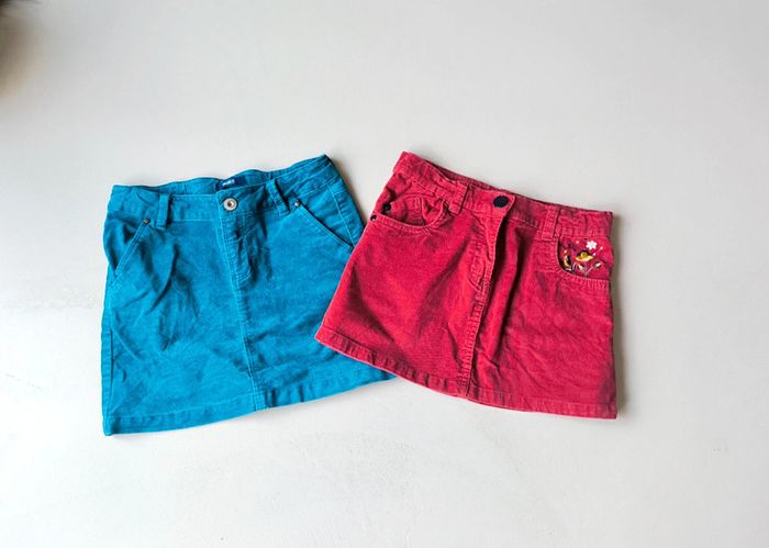 Jupe fille velours