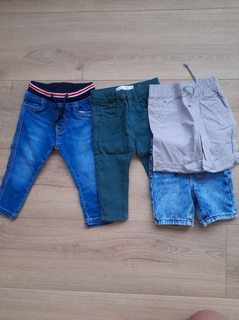 Lot de 2 jeans et 2 short