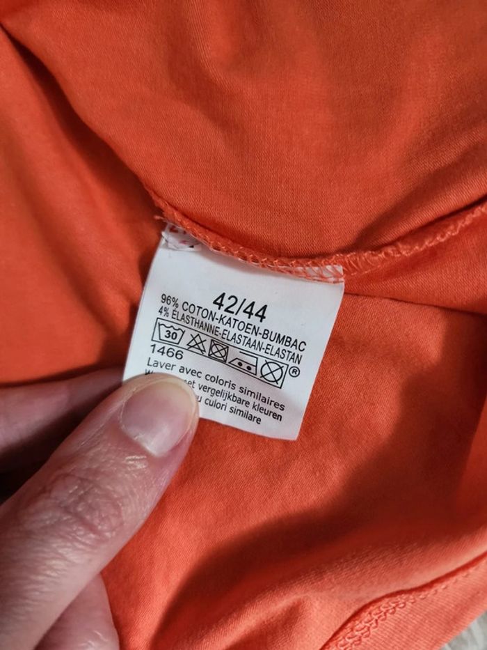🌸Debardeur orange influx Taille 42/44🌸 - photo numéro 4