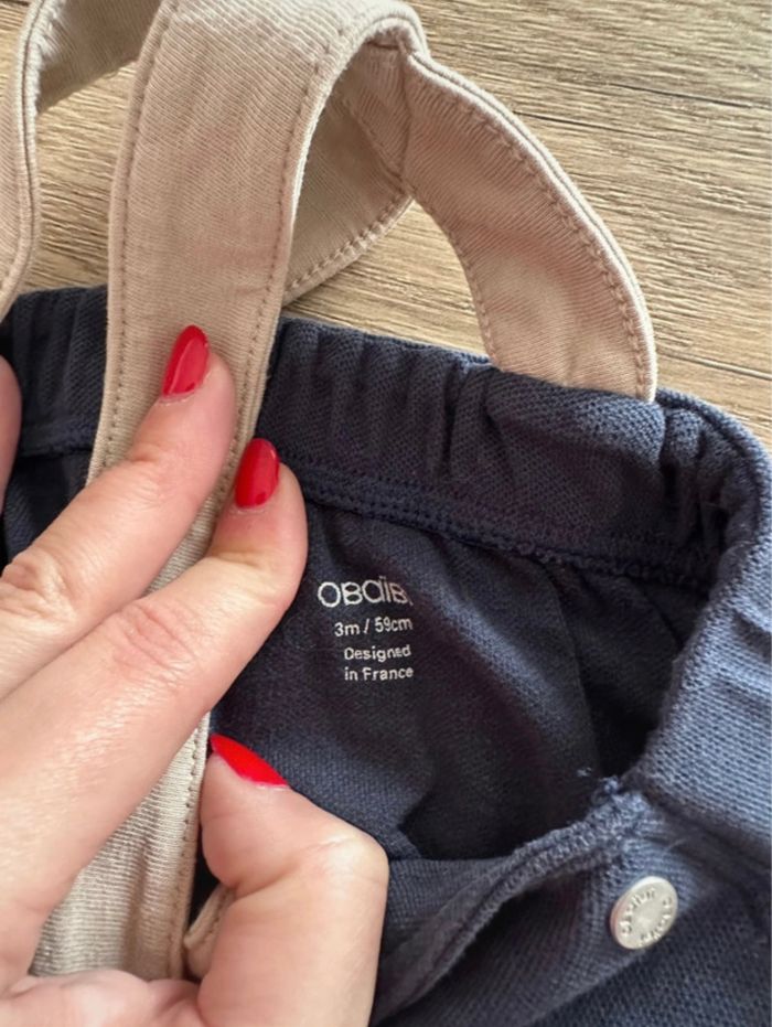 Salopette bleu 3 mois - photo numéro 3