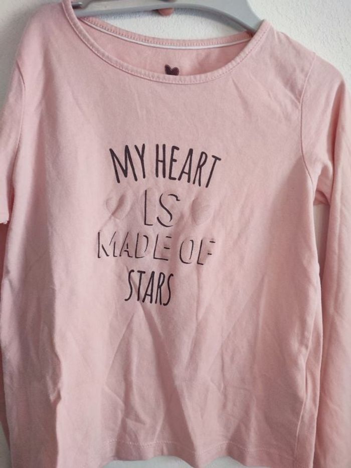 #kytie6ansfille. Tee-shirt manches longues taille 6/8 ans