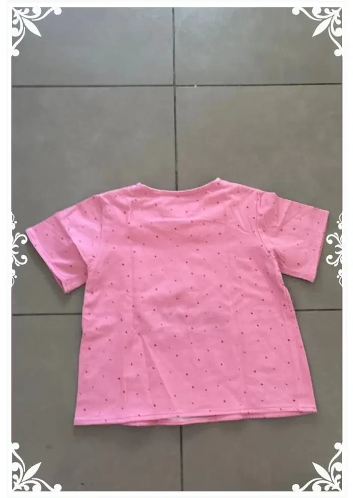 🌸 Pyjama fille 6 ans - Fait main - Motif caniche & pattes de chien 🐾 - photo numéro 6