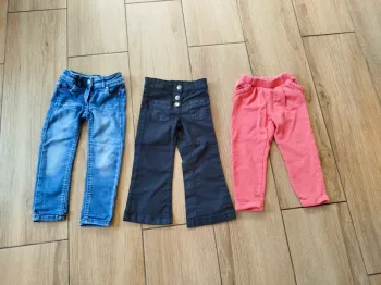 Lot de 3 pantalons bébé fille 24 mois