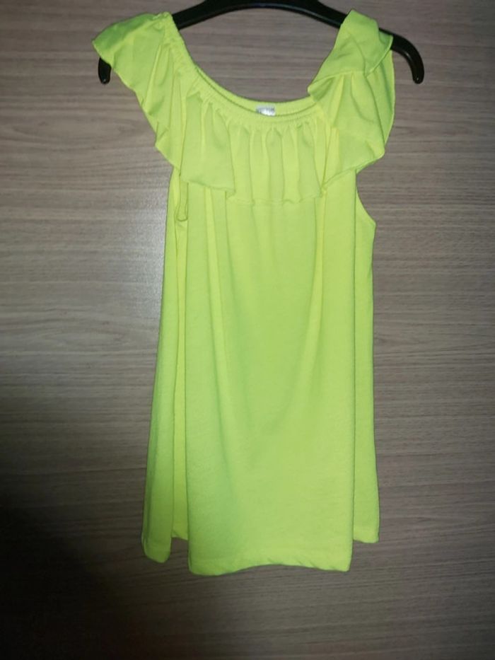 Top jaune fluo taille 146/152 11/12 ans zeeman - photo numéro 2