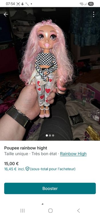 Poupée rainbow hight