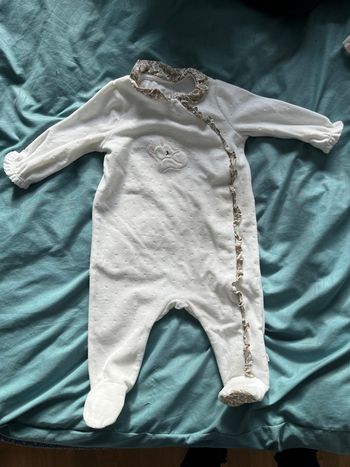 2 pyjamas velours 6 mois