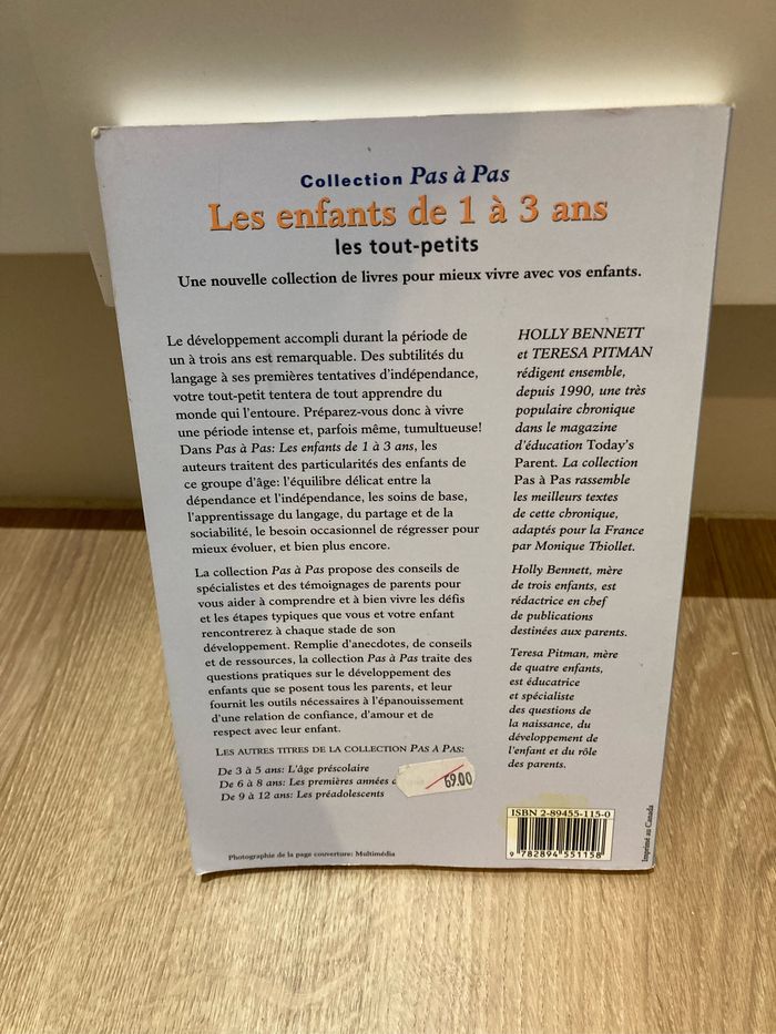 Livre Les enfants de 1 à 3 ans - photo numéro 2
