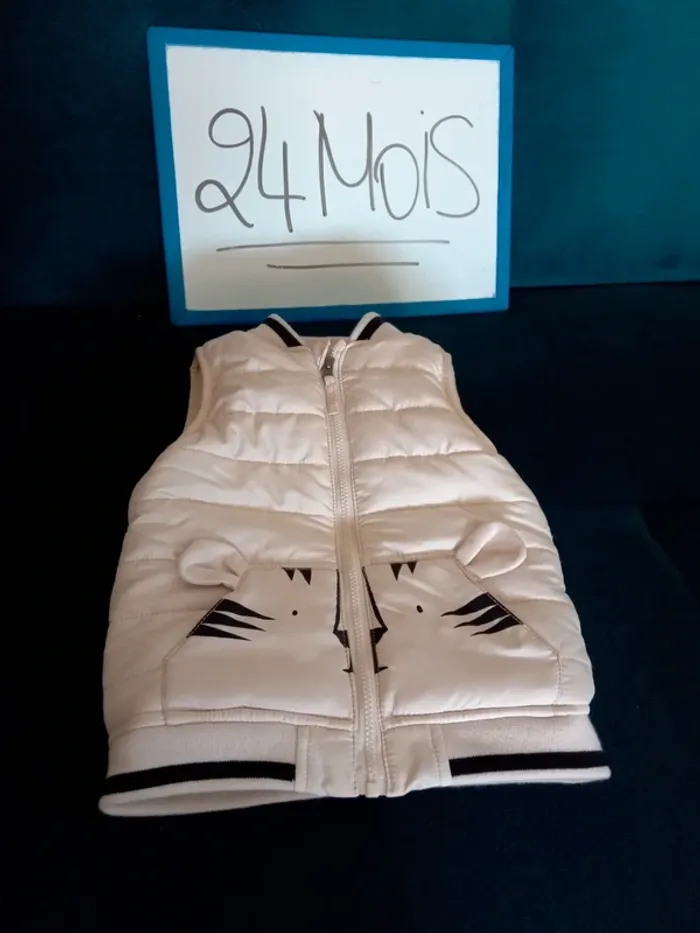 Veste sans manche doublée 23mois
