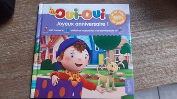 Livre oui oui joyeux anniversaire lecture à deux voix
