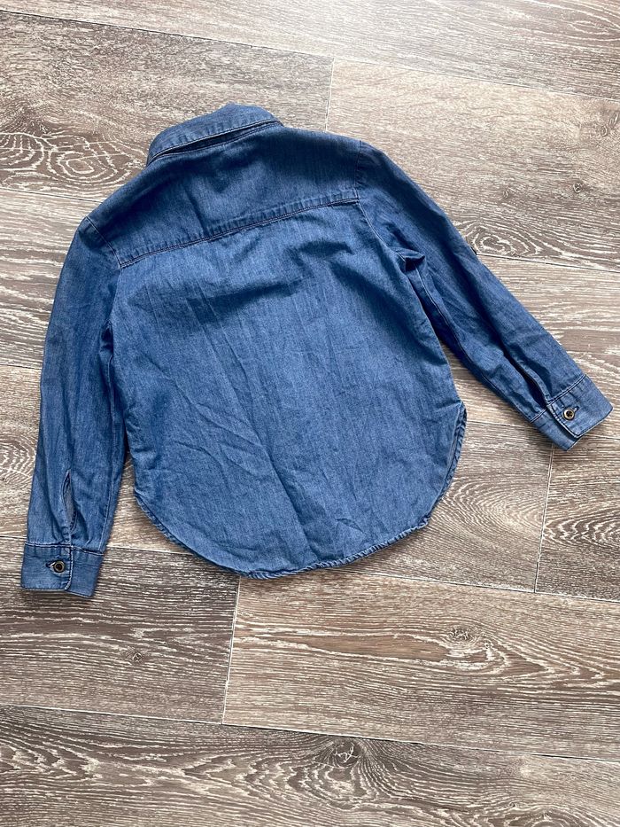 Chemise en jeans à broderies 4 ans - photo numéro 4