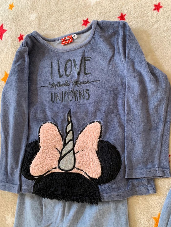 Lot Pyjamas Minnie Rose et Bleus 6 Ans - photo numéro 9