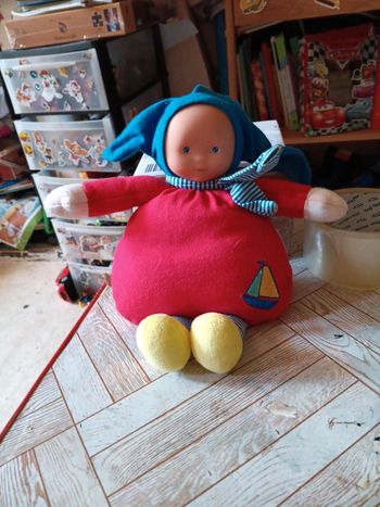 Peluche vintage lutin croisière corolle petite tache