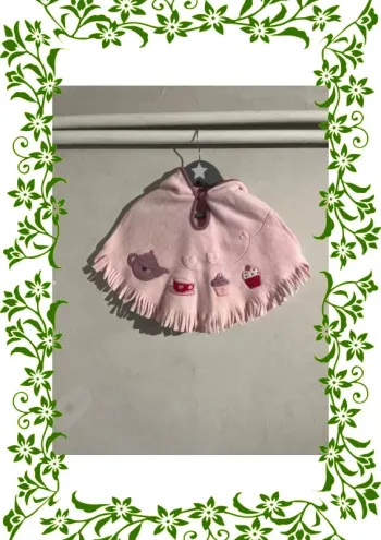 Poncho tout doux polaire 6 mois