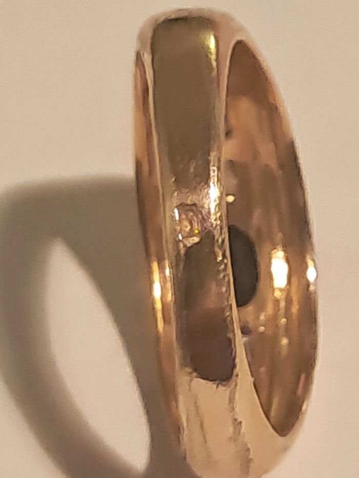 bague plaquée or et pierres vintage - photo numéro 6