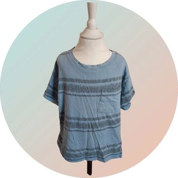 Tee-shirt bleu kiabi Taille 8 ans