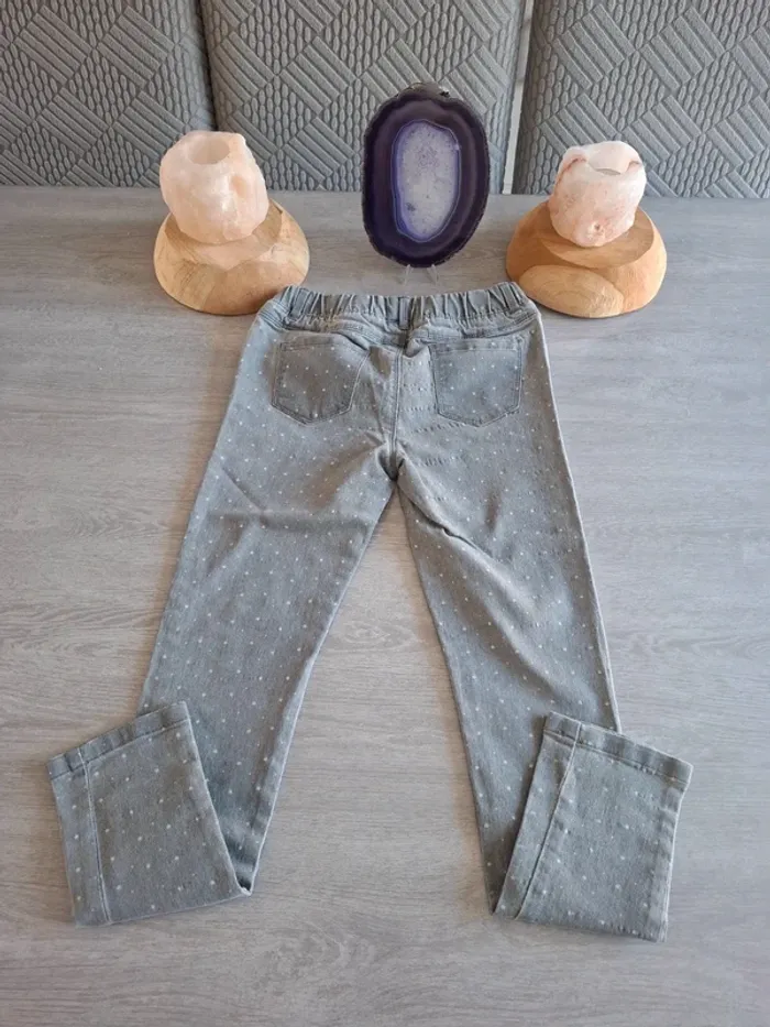 Pantalon jean gris taille 10 ans - photo numéro 5