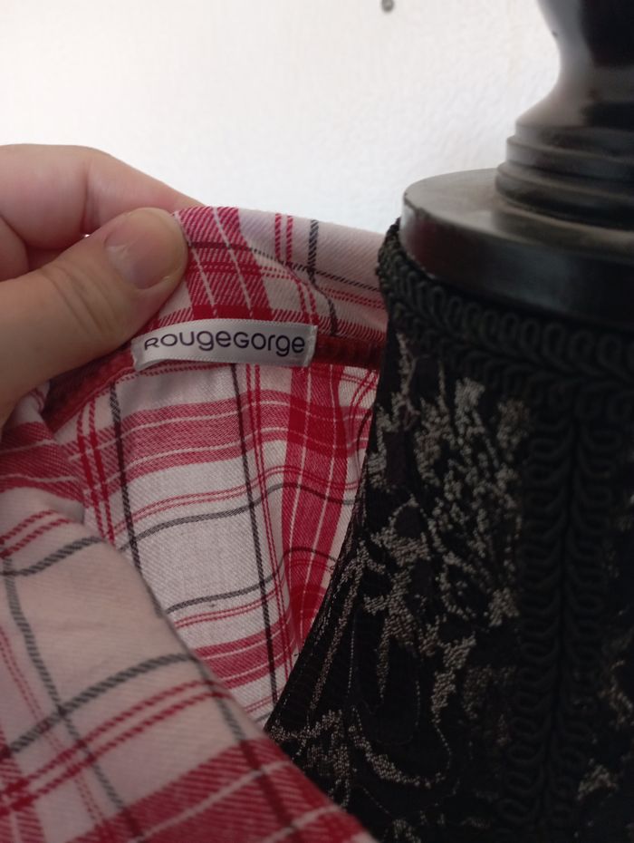 rougegorge - veste fine d'intérieur / robe de chambre - photo numéro 8