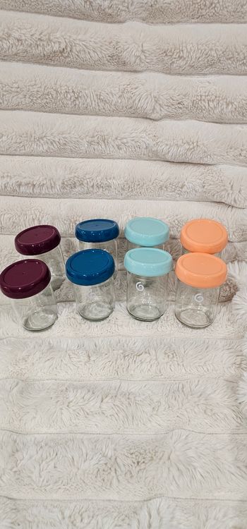 Lot de 8 grands pots en verre Babybols babymoov