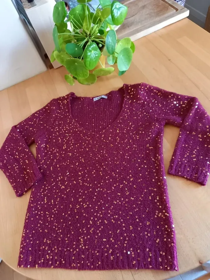 Pull pailleté