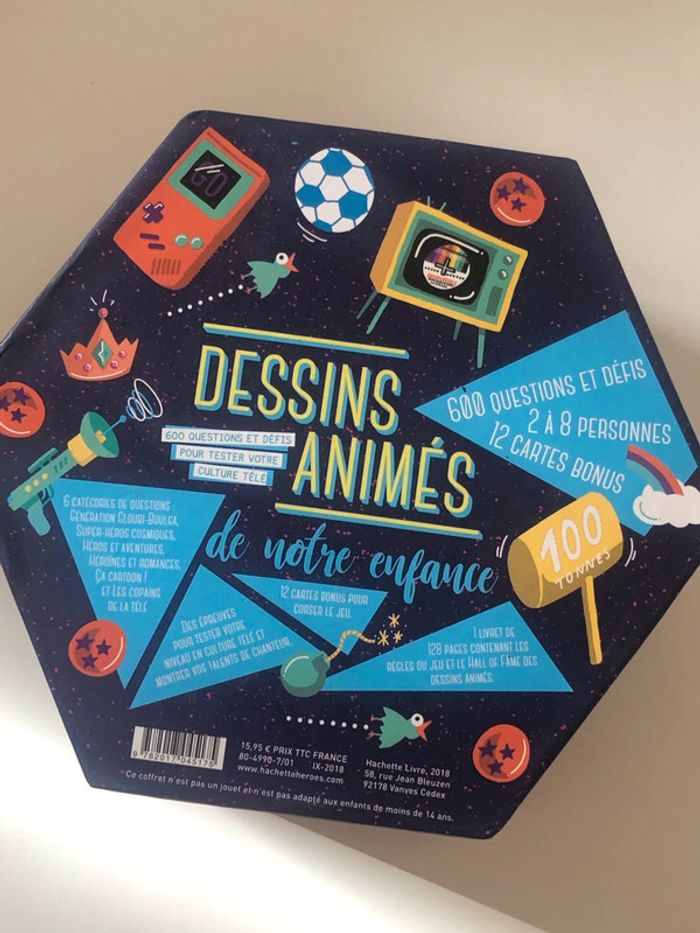 Jeu de société quizz dessins animés de notre enfance - photo numéro 4